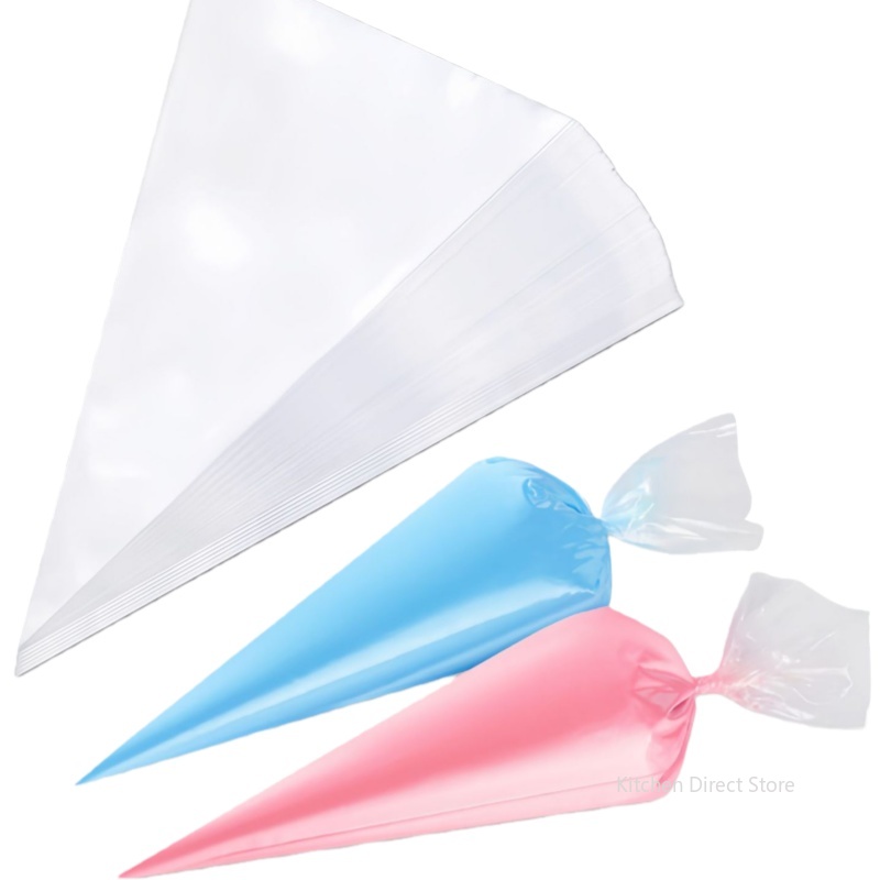 Piping Bag Disposable - 20/50/100 قطعة أكياس المعجنات الغذائية القابل
