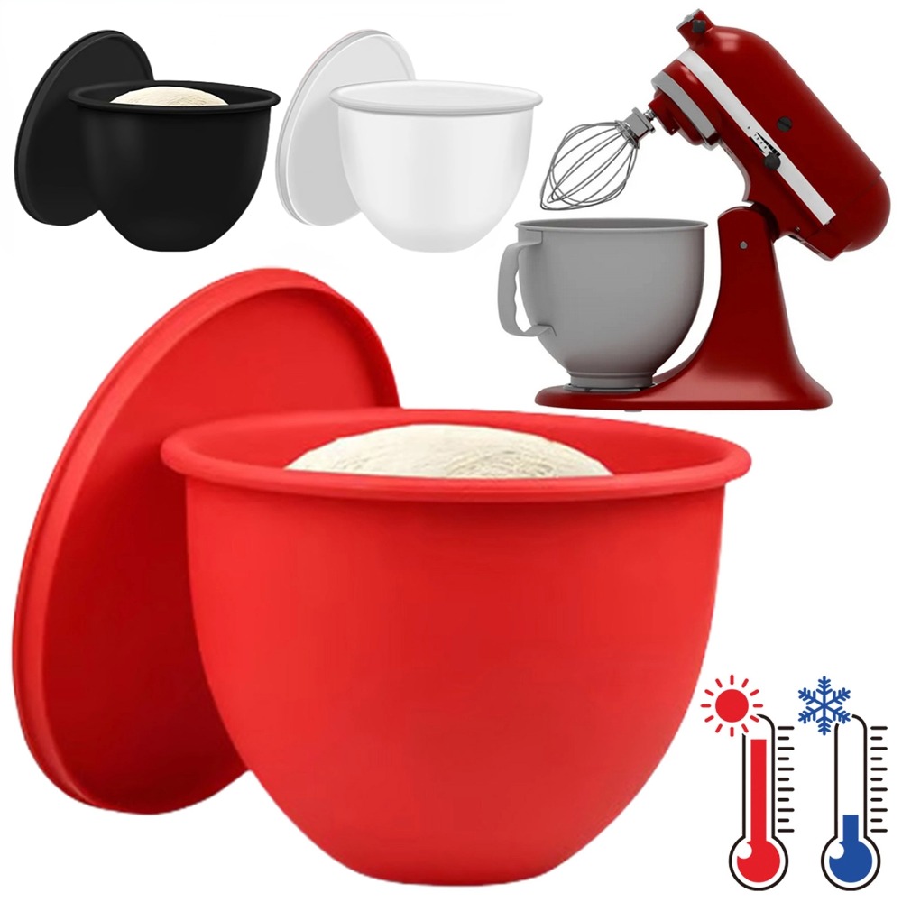 Kitchen Aid Baking Lid - أوعية خلط سيليكون قابلة لإعادة الاستخدام