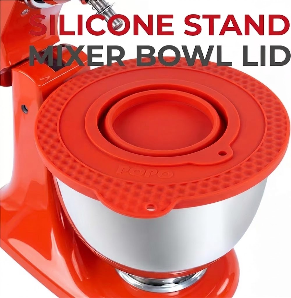 Kitchen Aid Baking Lid - غطاء وعاء سيليكون مضاد للانسكاب لخلاط