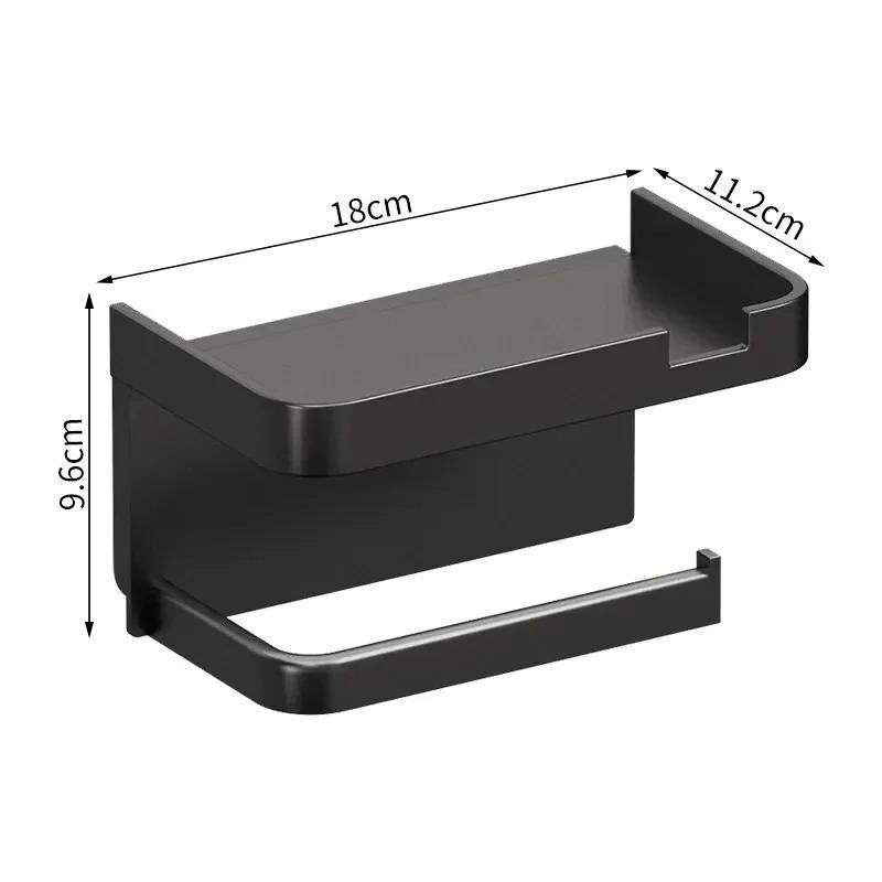 Kitchen Baking Paper Holder - حامل ورق التواليت للحمام مع رف