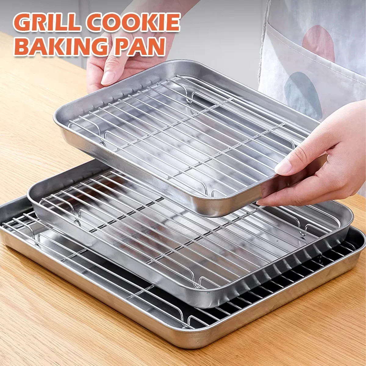 الفولاذ المقاوم للصدأ مقلاة خب - مراجعة Kitchen Baking Rack وسعره