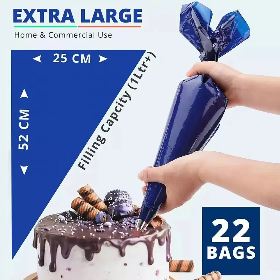21 بوصة كيس الأنابيب كيس الثلج - مراجعة Piping Bag Disposable وسعره