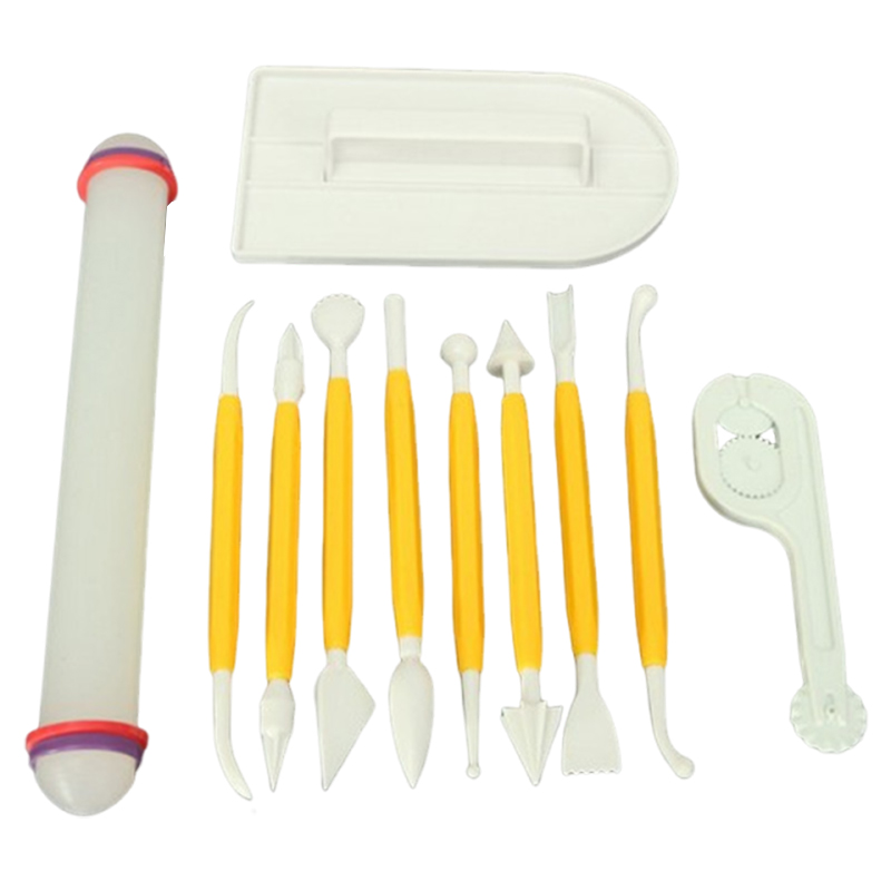 11 قطعة/المجموعة أدوات الخبز ك - مراجعة Fondant Smoother Set وسعره