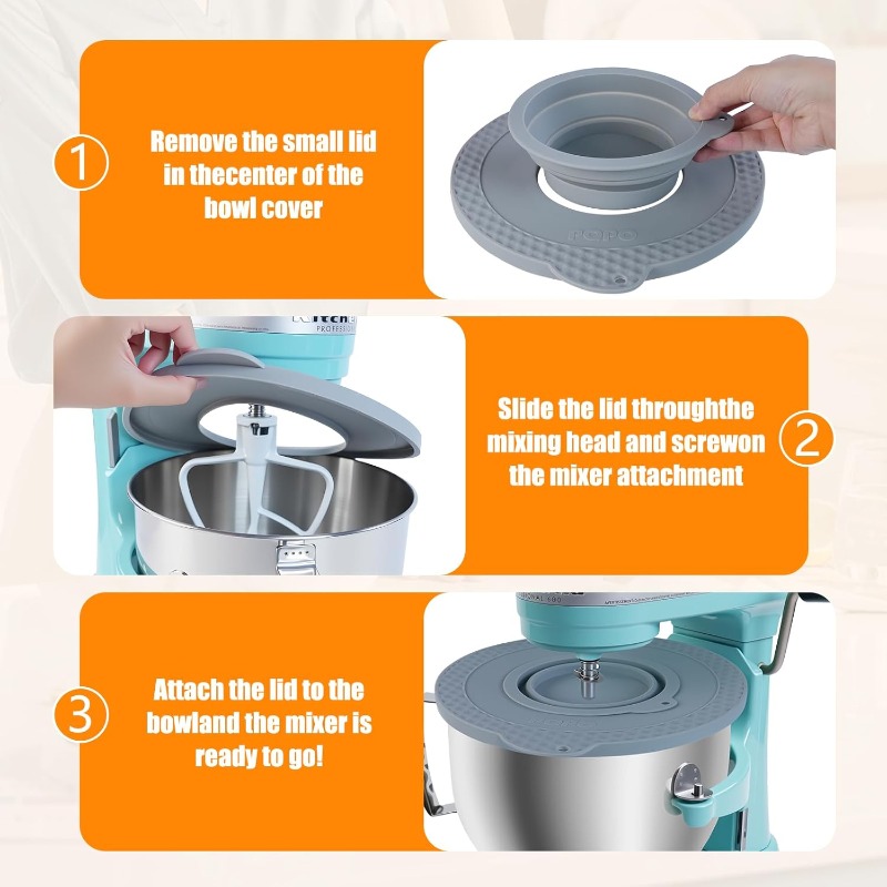 غطاء وعاء خلاط من السيليكون مت - مراجعة Kitchen Aid Baking Lid وسعره