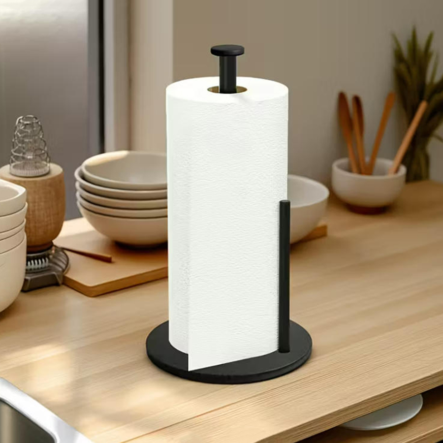 حامل لفائف المطبخ من الفولاذ ا - مراجعة Kitchen Baking Paper Holder وسعره