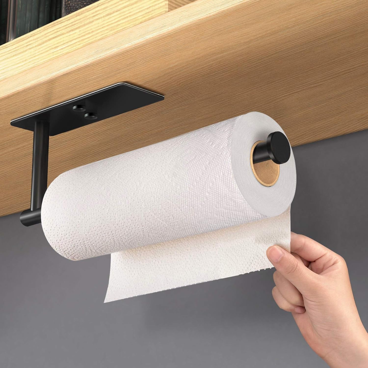 حامل المناشف الورقية ذاتية الل - مراجعة Kitchen Baking Paper Holder وسعره