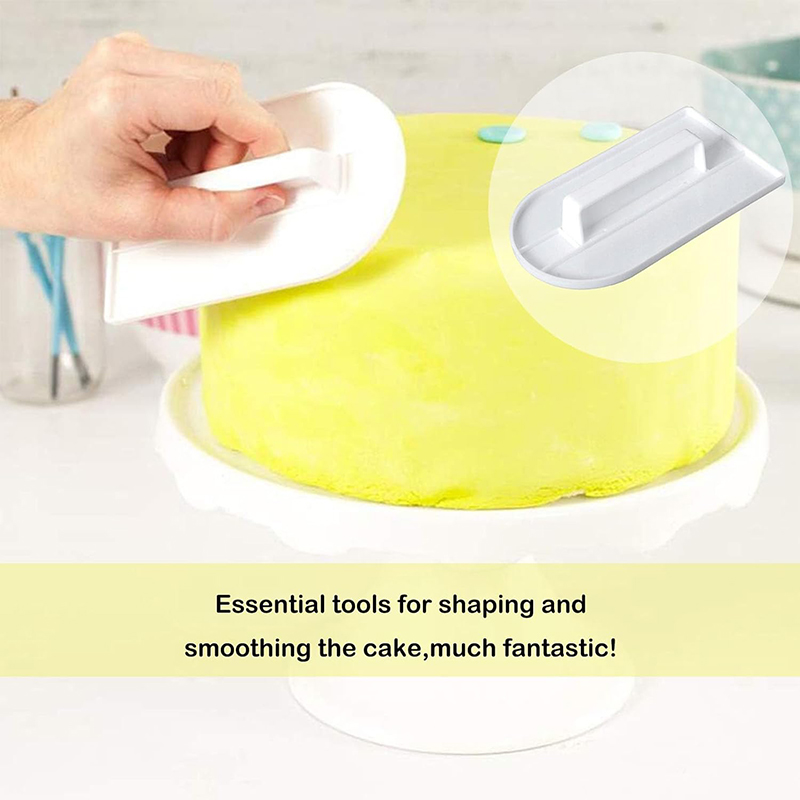 مجموعة من قطعتين لتنعيم الكيك، - مراجعة Fondant Smoother Set وسعره