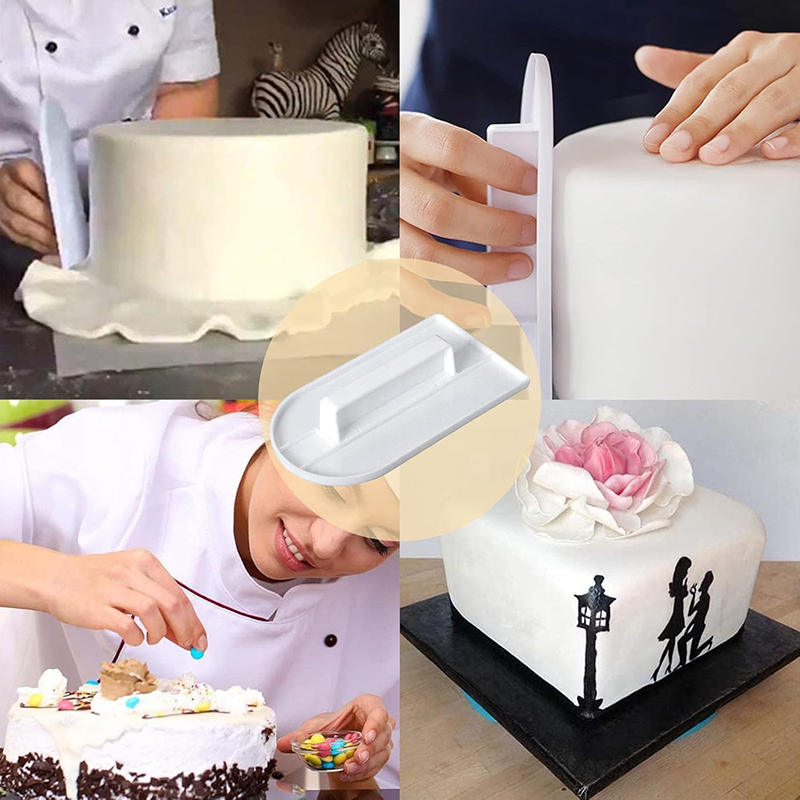مجموعة من قطعتين لتنعيم الكيك، - مراجعة Fondant Smoother Set وسعره
