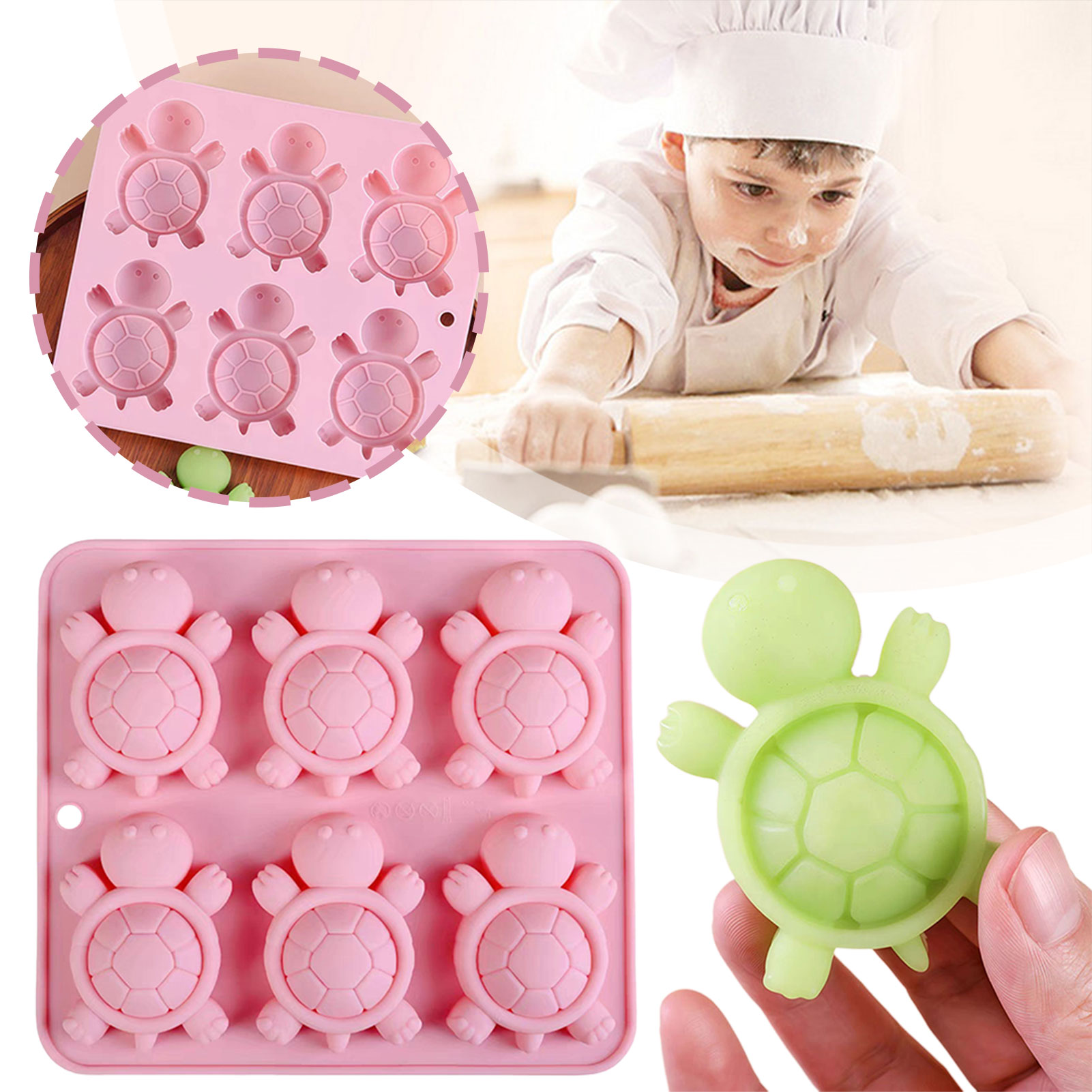 السلاحف الجليد صينية ثلاثية ال - مراجعة Kitchen Baking Trays وسعره