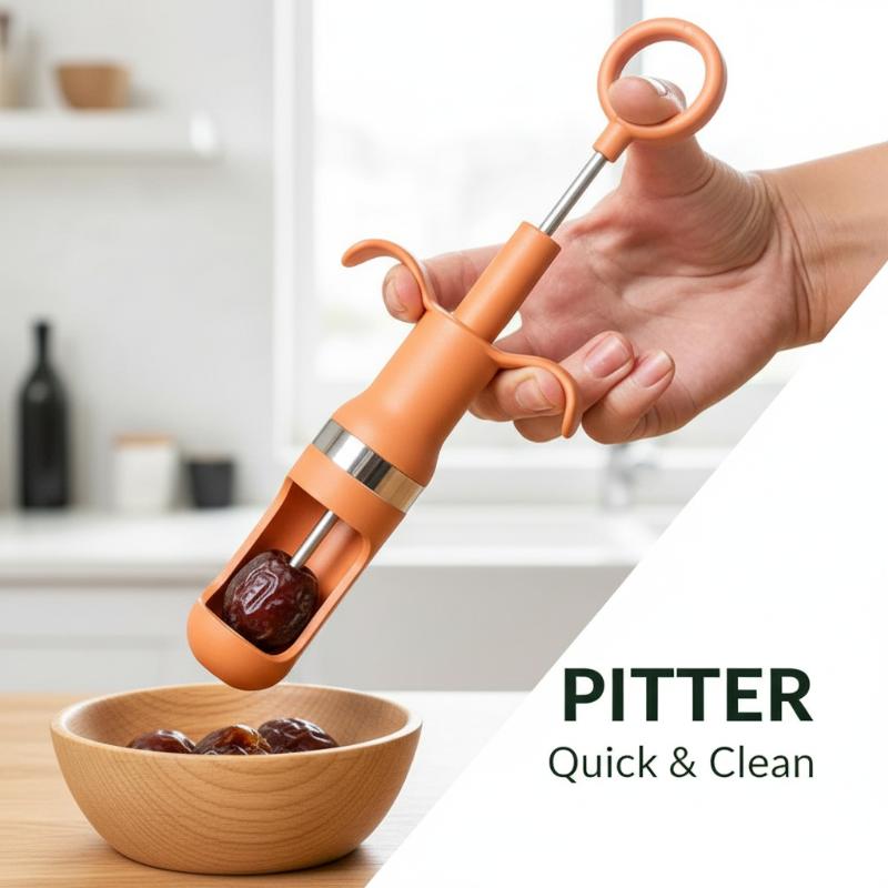 أداة إزالة نوى الكرز والتمر ال - مراجعة Kitchen Tools In Baking وسعره