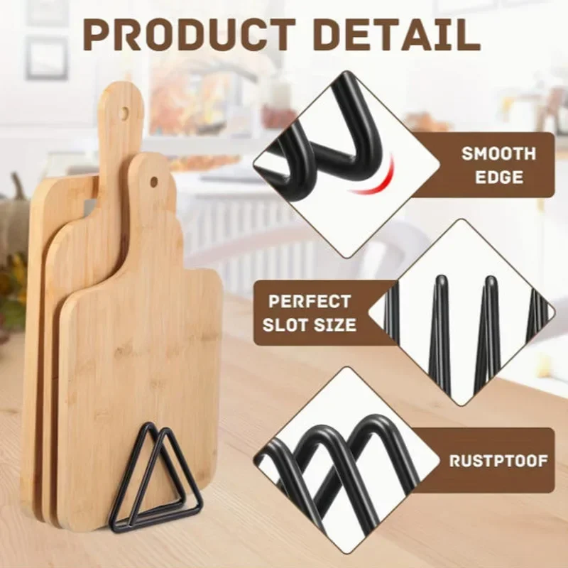 رف تخزين ألواح التقطيع المثلثي - مراجعة Kitchen Cabinet Baking Organizer وسعره