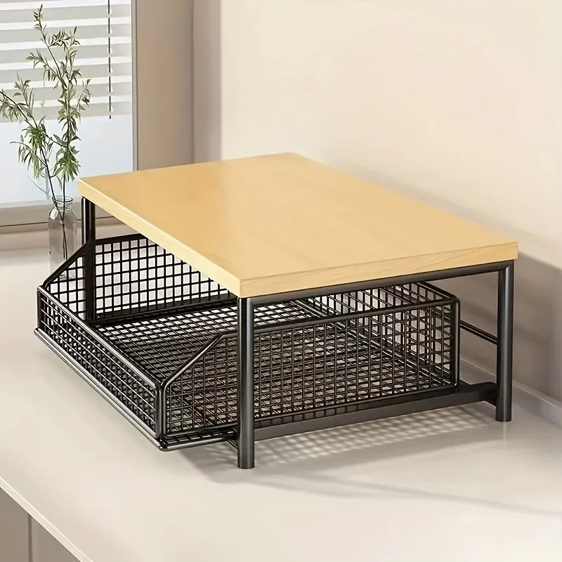 حامل ميكروويف عمودي مع درج ورف - مراجعة Kitchen Baking Rack وسعره