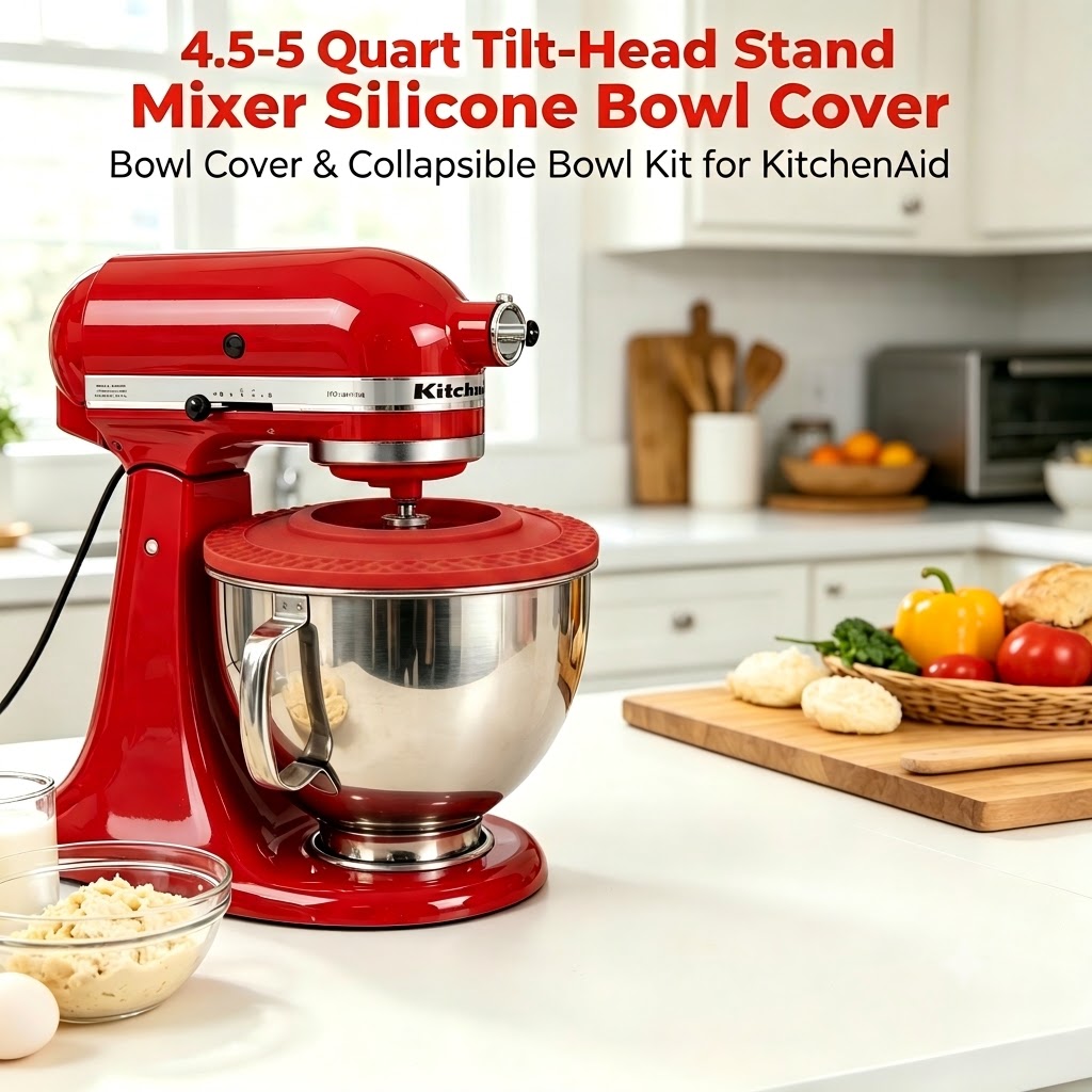 غطاء وعاء سيليكون مضاد للانسكا - مراجعة Kitchen Aid Baking Lid وسعره
