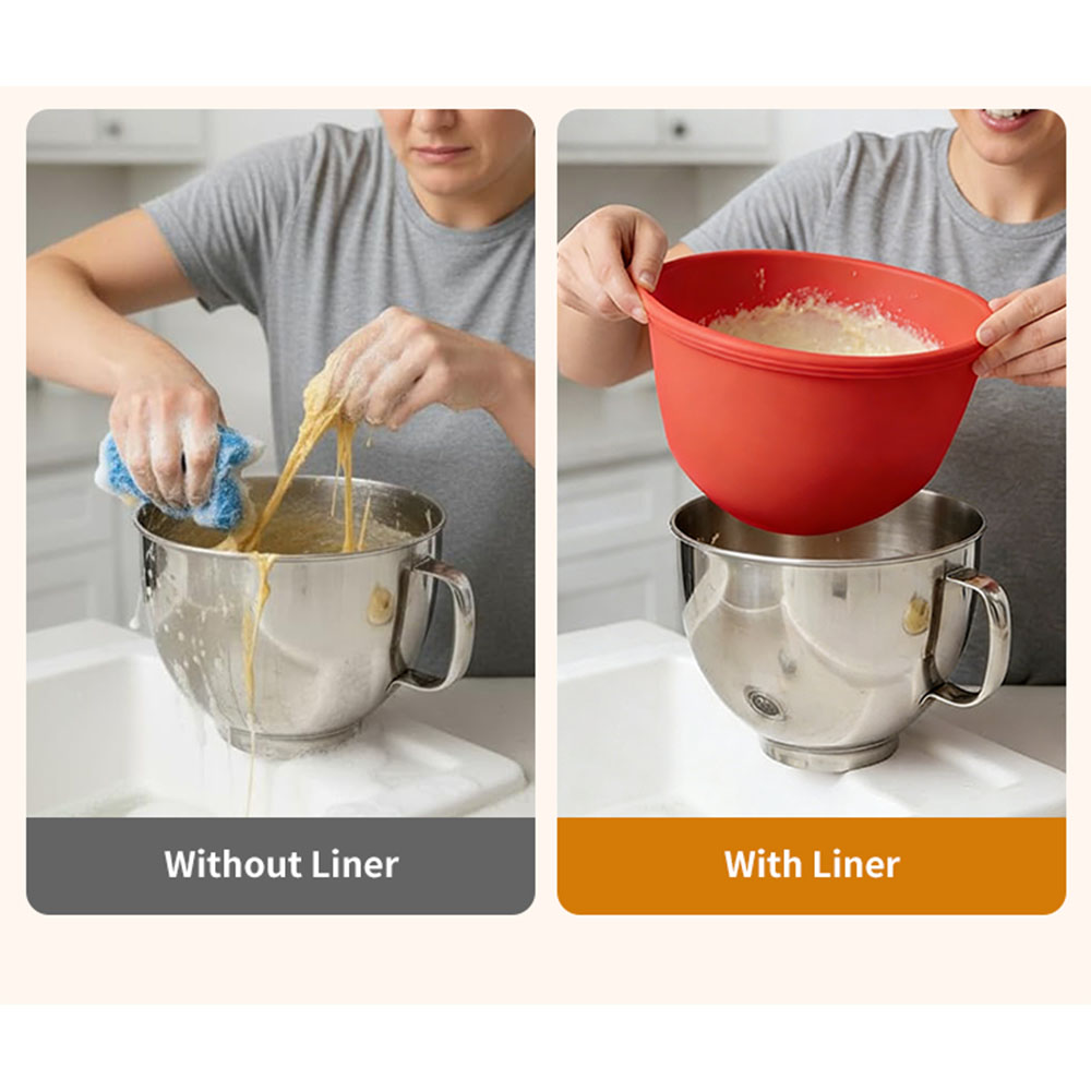 وعاء سيليكون مع أغطية لخلاط كي - مراجعة Kitchen Aid Baking Lid وسعره