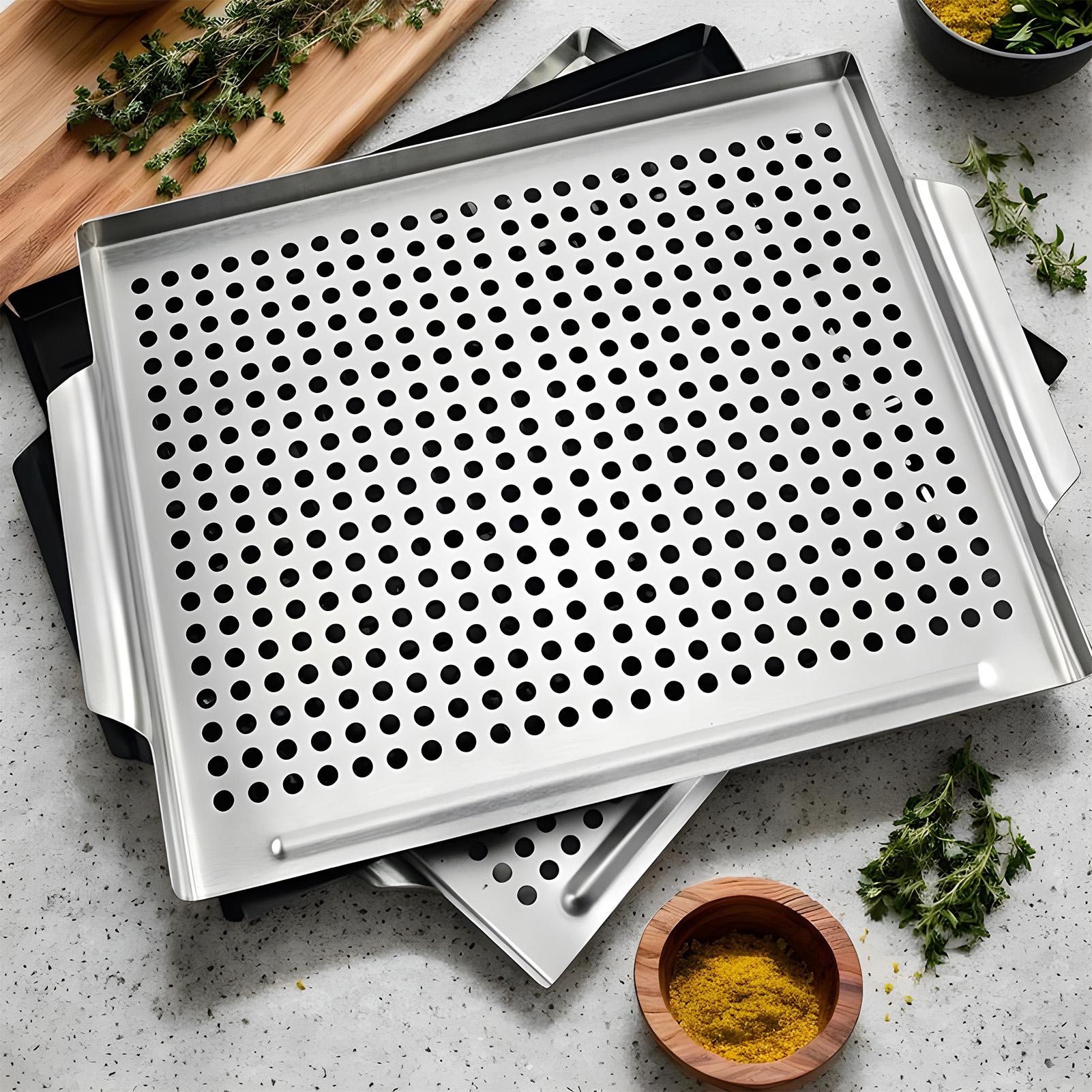 الفولاذ المقاوم للصدأ شواء عمو - مراجعة Kitchen Baking Trays وسعره